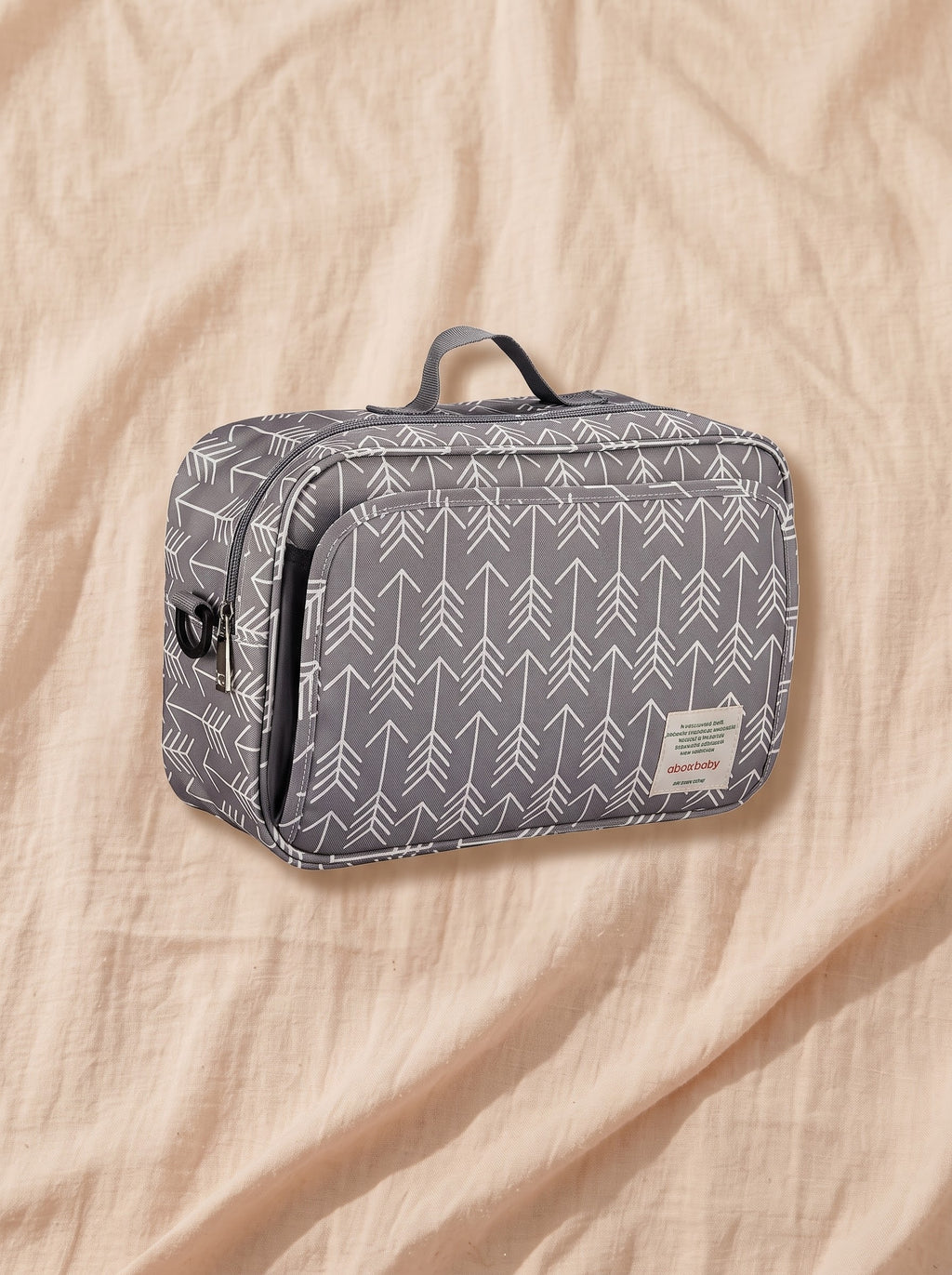 Stroller Diaper Bag – Grey Arrow Print