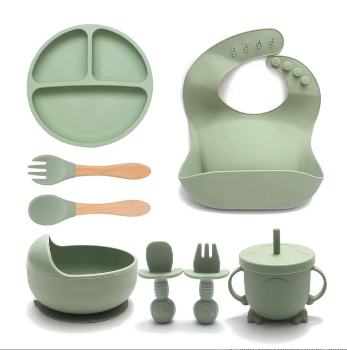 Silicone Baby Feeding Set