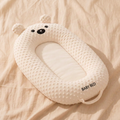 Baby Support Cushion – Cream Bear-Ear Design