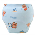 Training pants - blue beach bear pattern